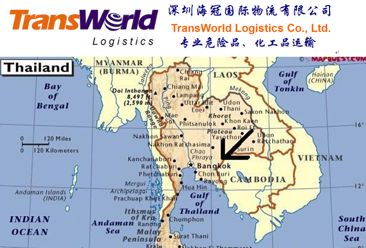 DG LCL Consolidated Shipment to Thailand